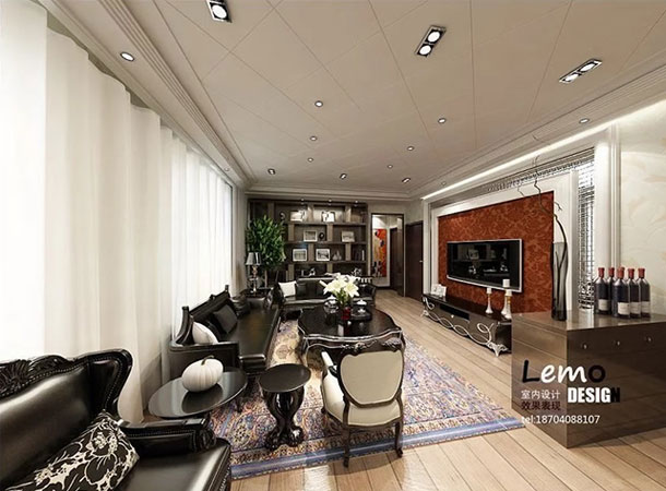 160m²新古典风格，让你的家从此变得与众不同